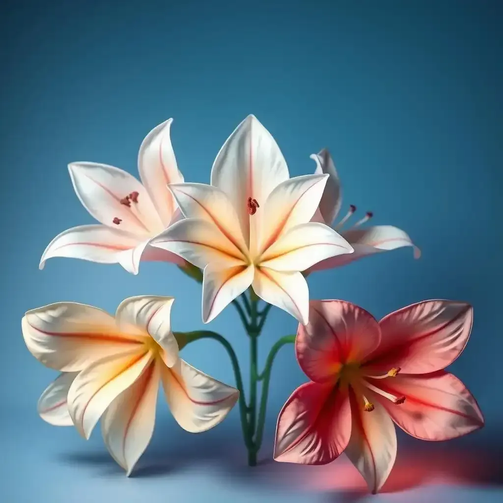 6 Petal Lily In Art And Design