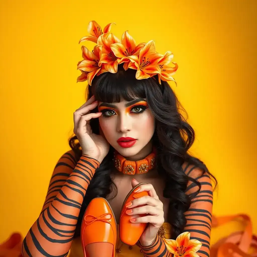 Accessorizing Your Tiger Lily Flower Costume The Finishing Touches