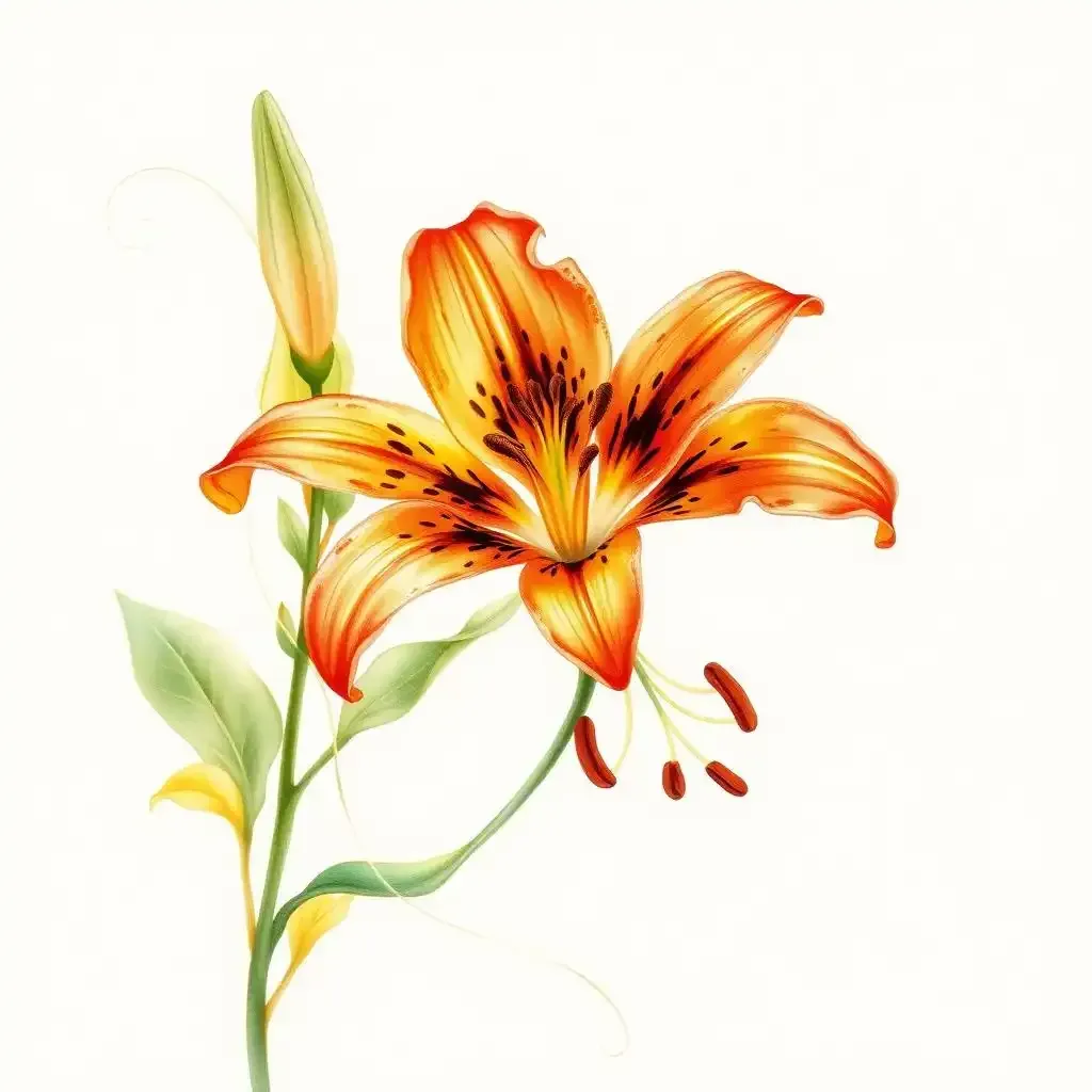 Advanced Techniques And Creative Approaches To Tiger Lily Flower Drawings