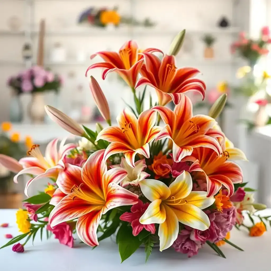 Amazing Flowers: The Tiger Lily Flower Shop