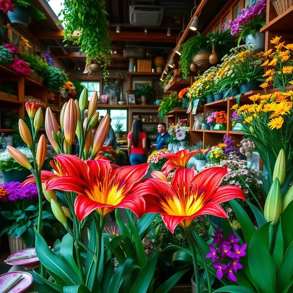 Amazing Flowers: The Tiger Lily Flower Shop - Lilyflower