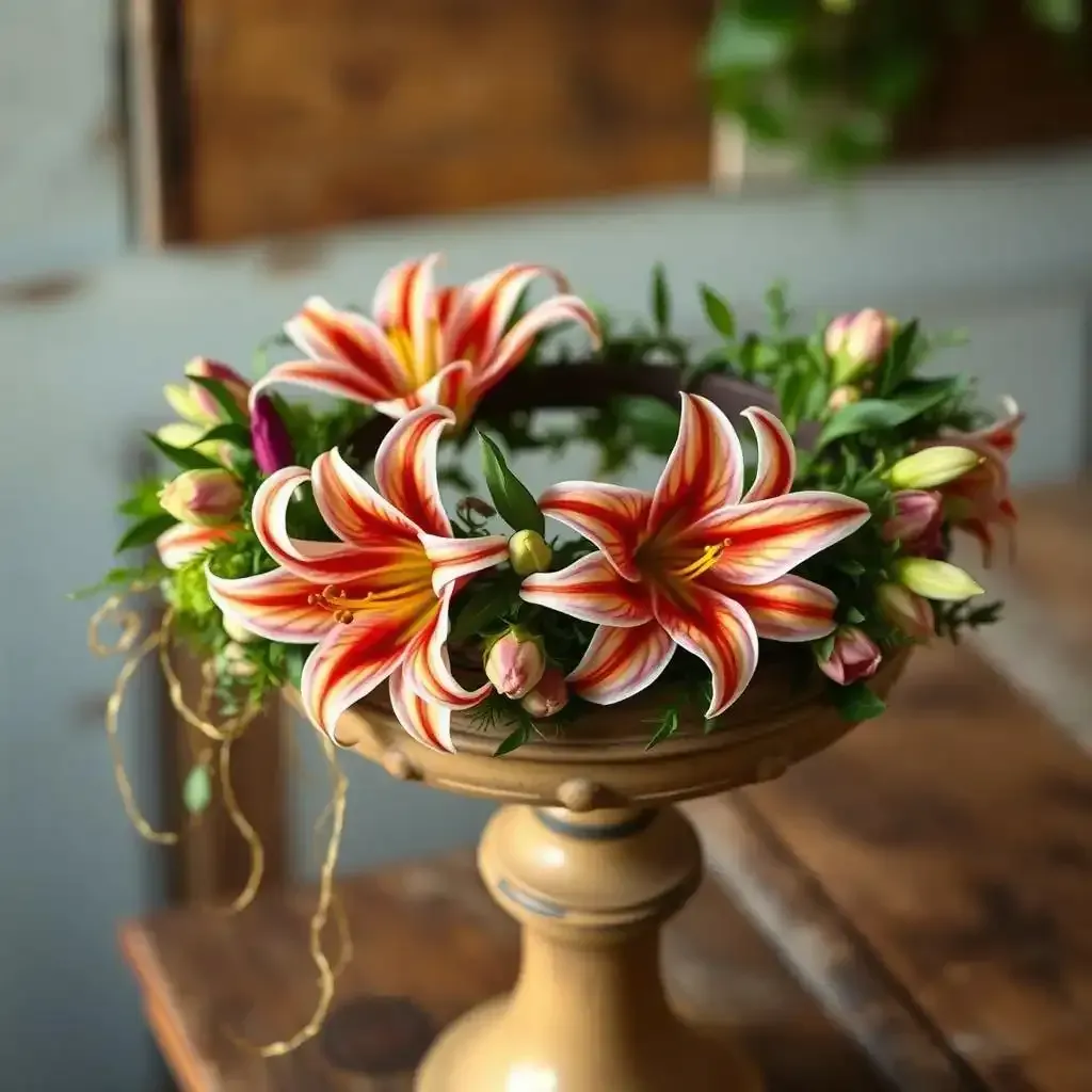 Amazing Tiger Lily Flower Crown Ideas - Lilyflower