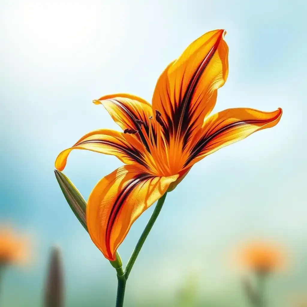 Amazing Tiger Lily Flower Illustration - Lilyflower