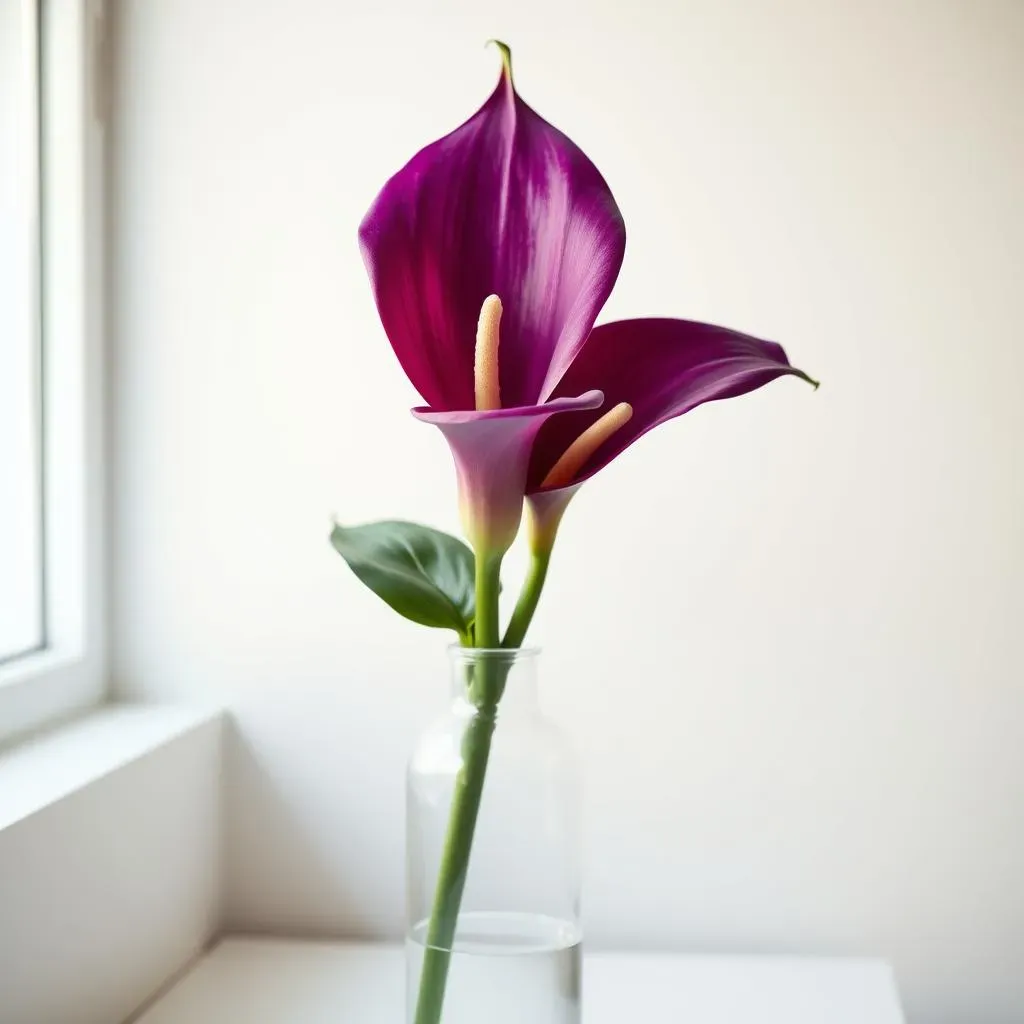 Beyond the Bloom: Uses and Symbolism of Purple Calla Lilies