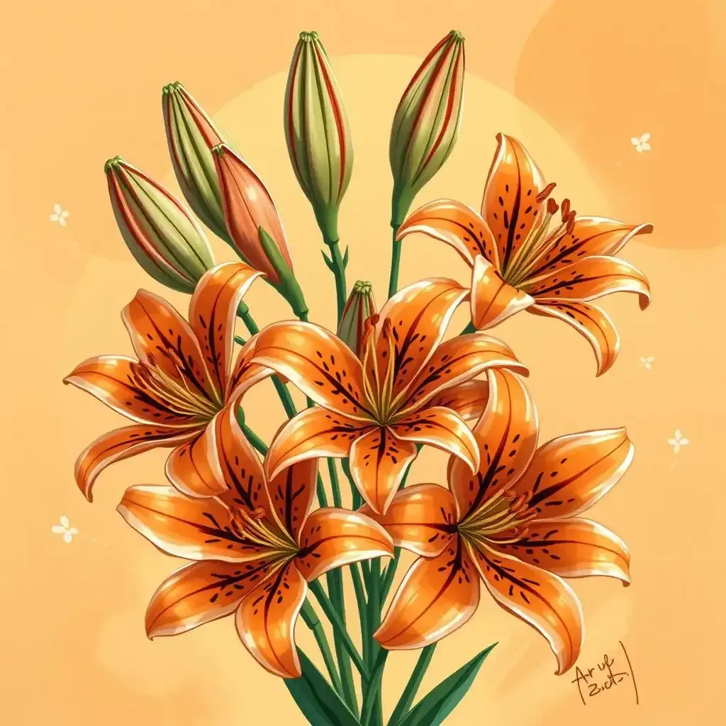 Birth Flower Tiger Lily Symbolism And Meanings