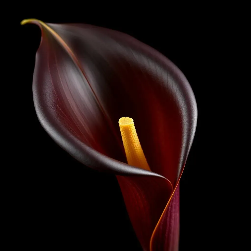 Black Calla Lily Flower: A Deep Dive into its Mysterious Beauty