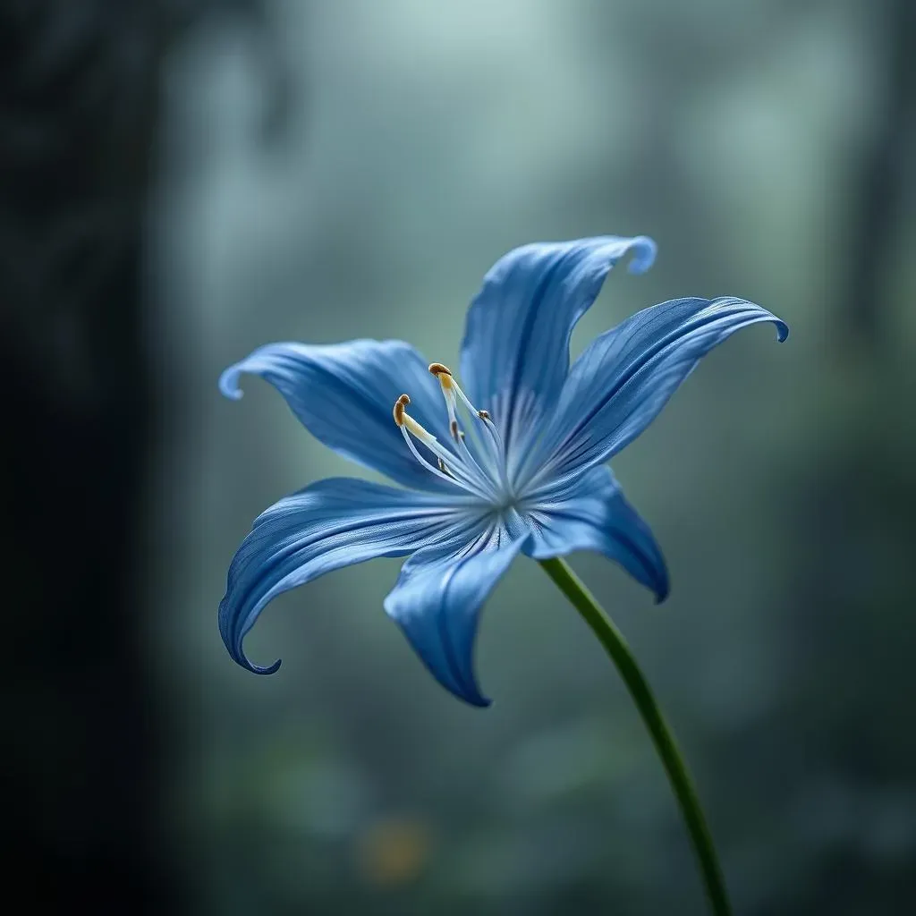 Unveiling the Mythical Blue Spider Lily Flower: A Rare Bloom