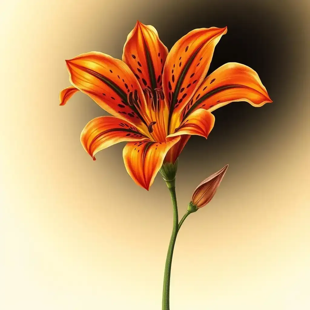 Bringing Your Tiger Lily Flower Drawing To Life Color Shading And Finishing Touches