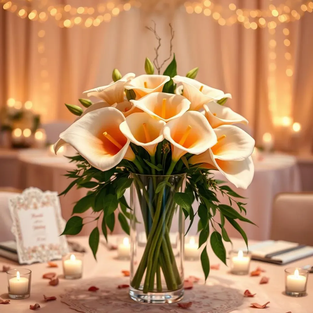 Calla Lily Flower Arrangement Ideas for Weddings