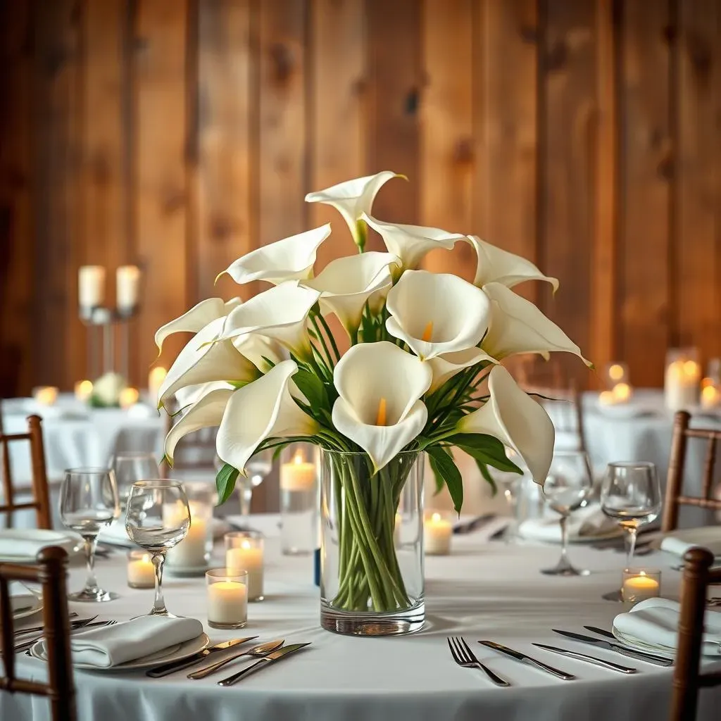 Amazing Calla Lily Flower Wedding Centerpieces