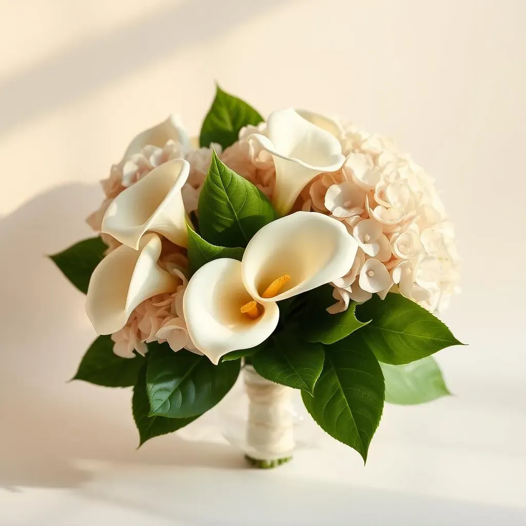 Stunning Calla Lily Hydrangea Bouquets