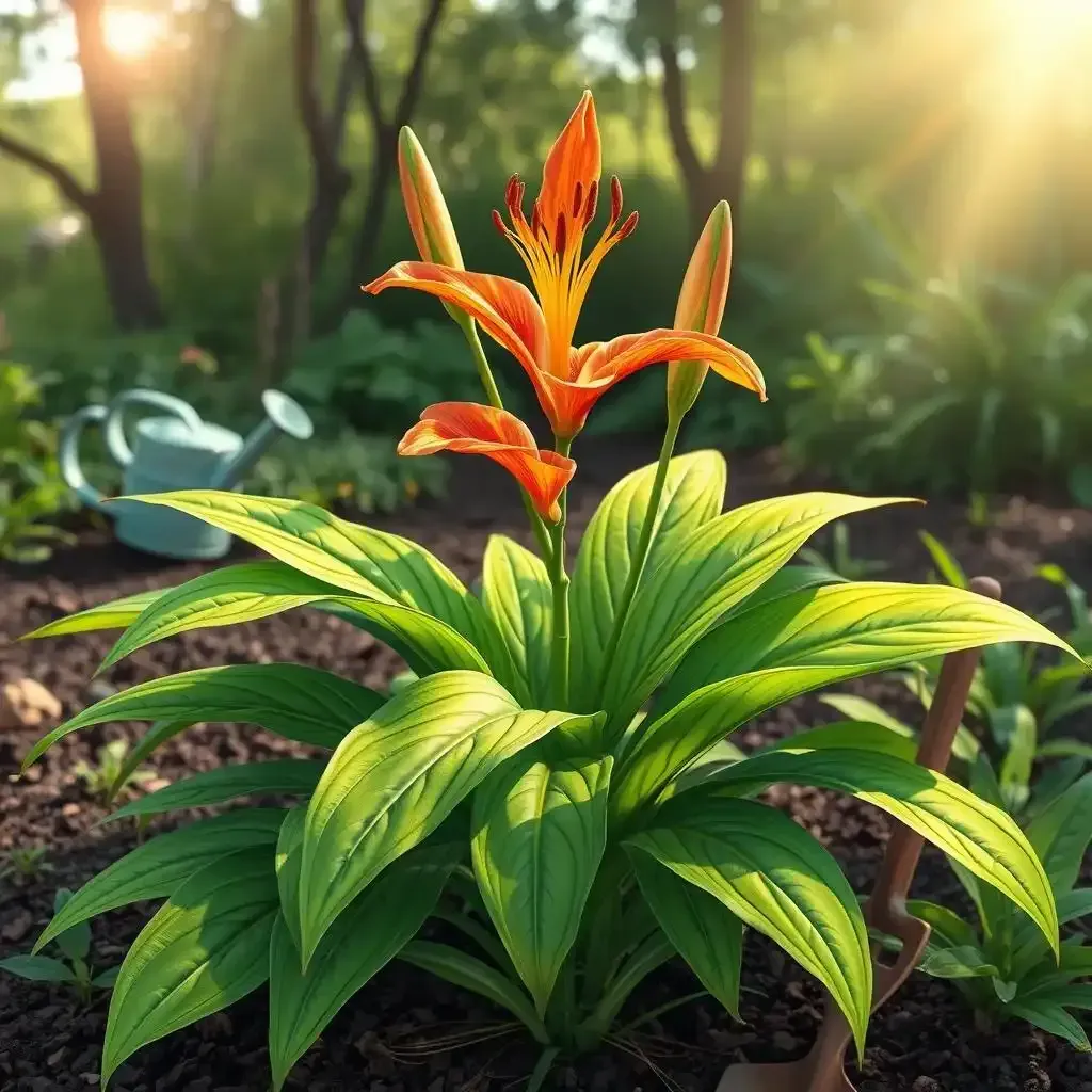 Caring For Tiger Lily Plant Leaves Watering Sunlight And Soil