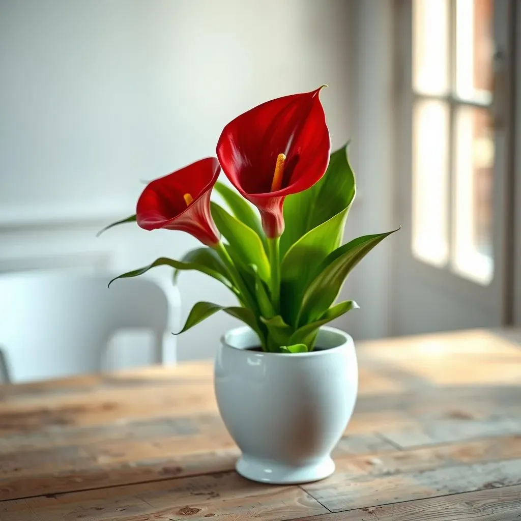 Caring for Your Red Calla Lily Flowers