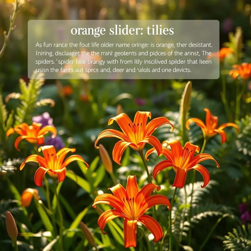 Companion Plants and Fun Facts About the Orange Spider Lily Flower