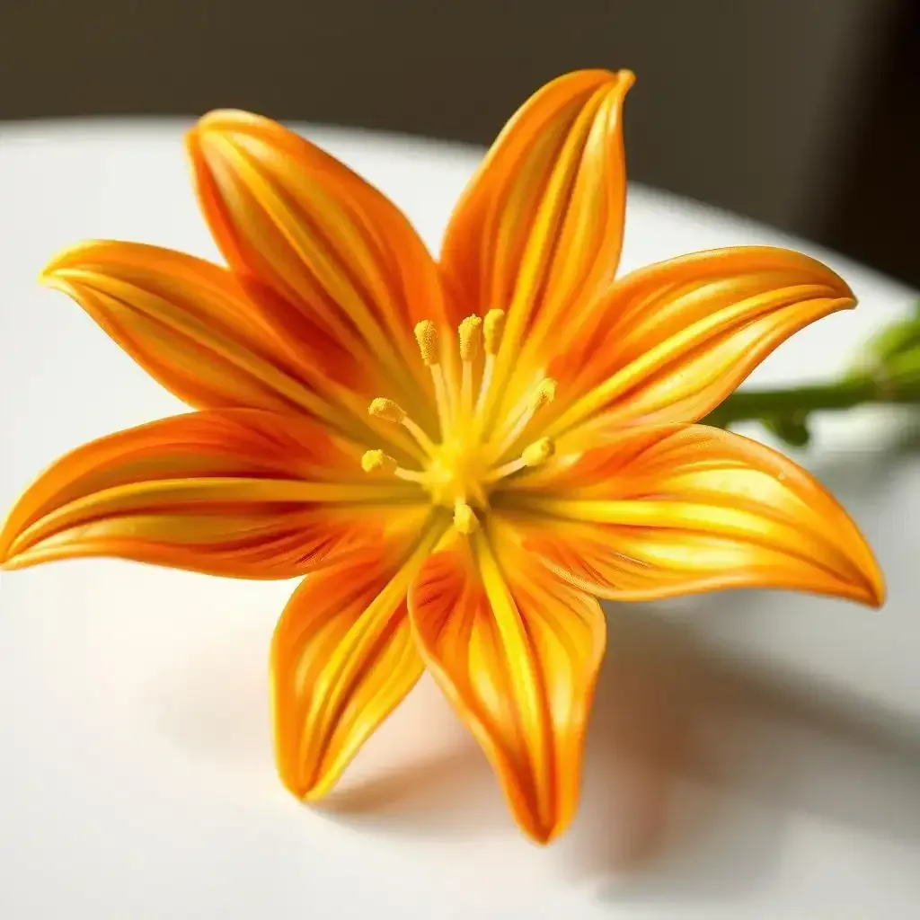 Creating Realistic Tiger Lily Sugar Flowers Assembly And Finishing Touches