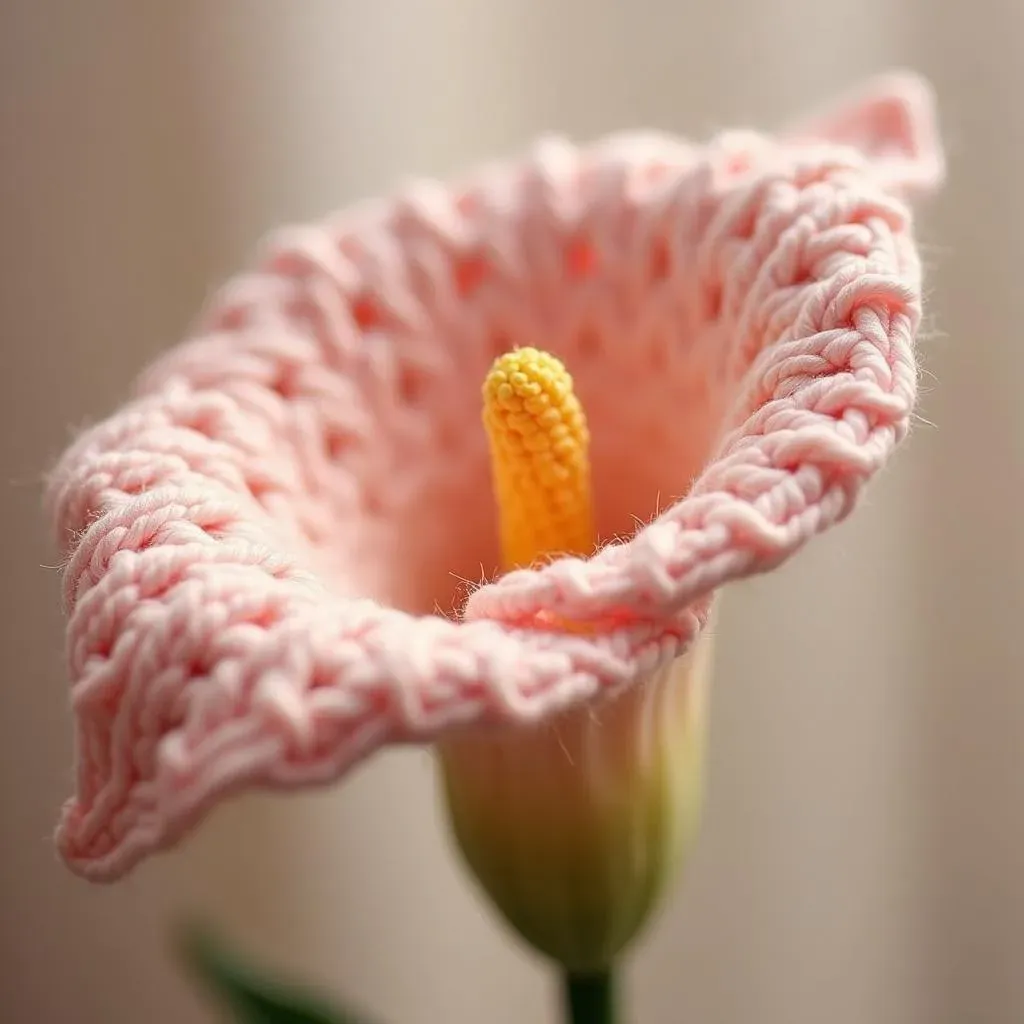 Amazing Crochet Calla Lily Flower Free Pattern