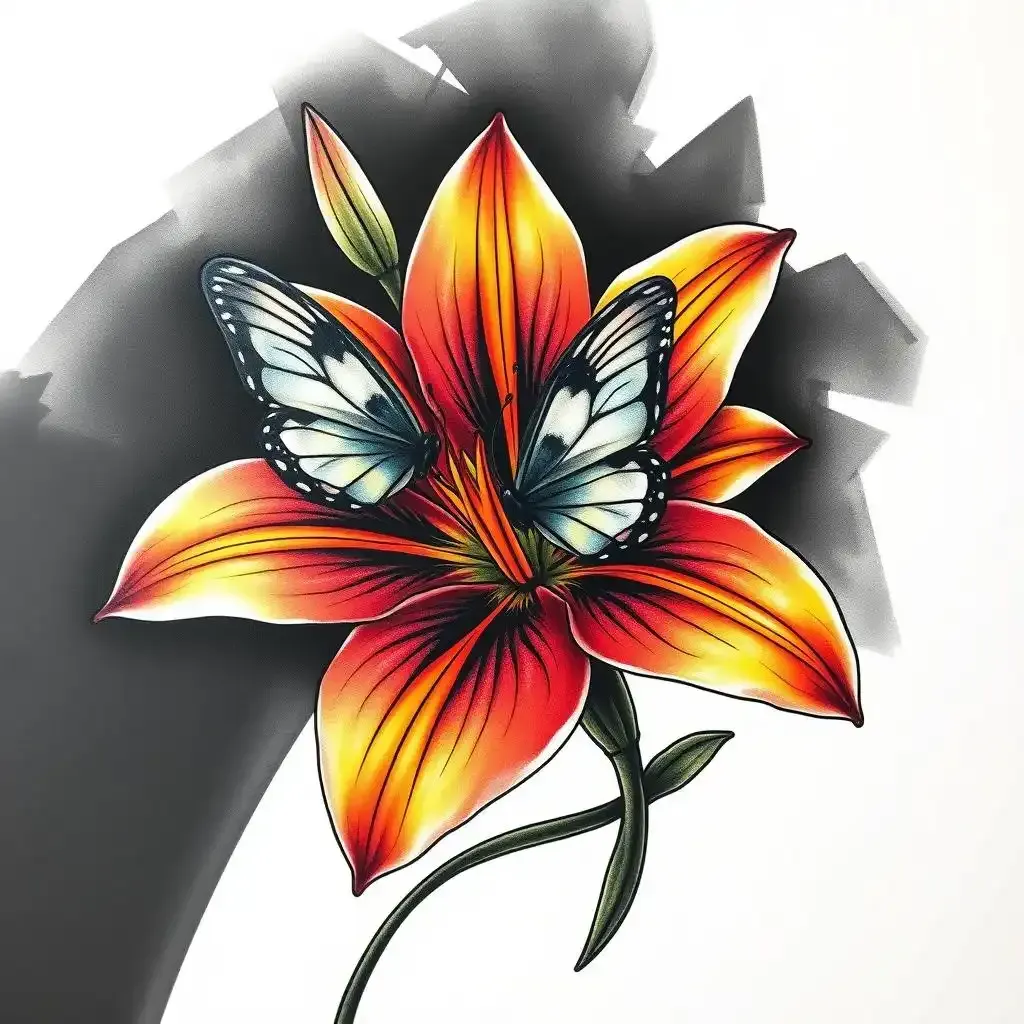 Customizing Your Tiger Lily Flower Tattoo Design