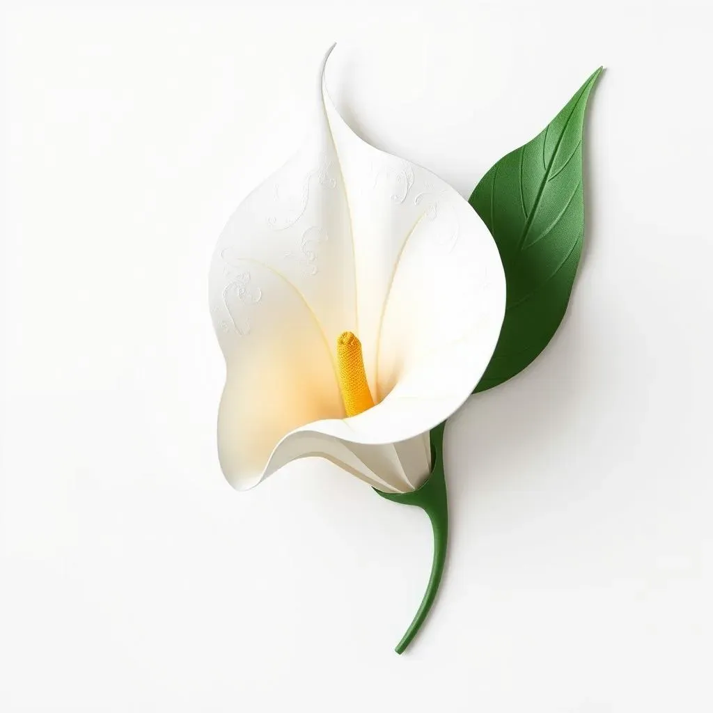 Cutting and Shaping Your Paper Calla Lily