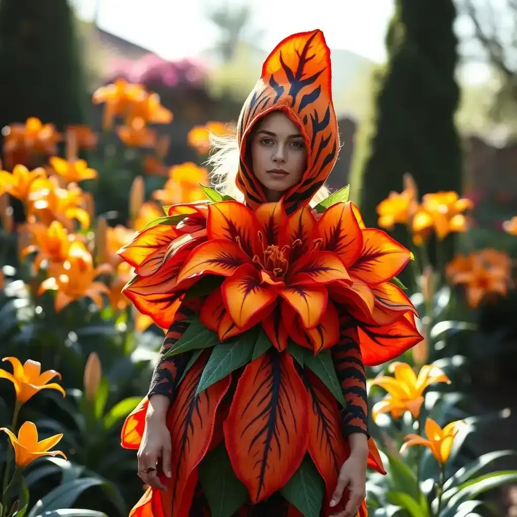 Diy Tiger Lily Flower Costumes Release Your Creativity