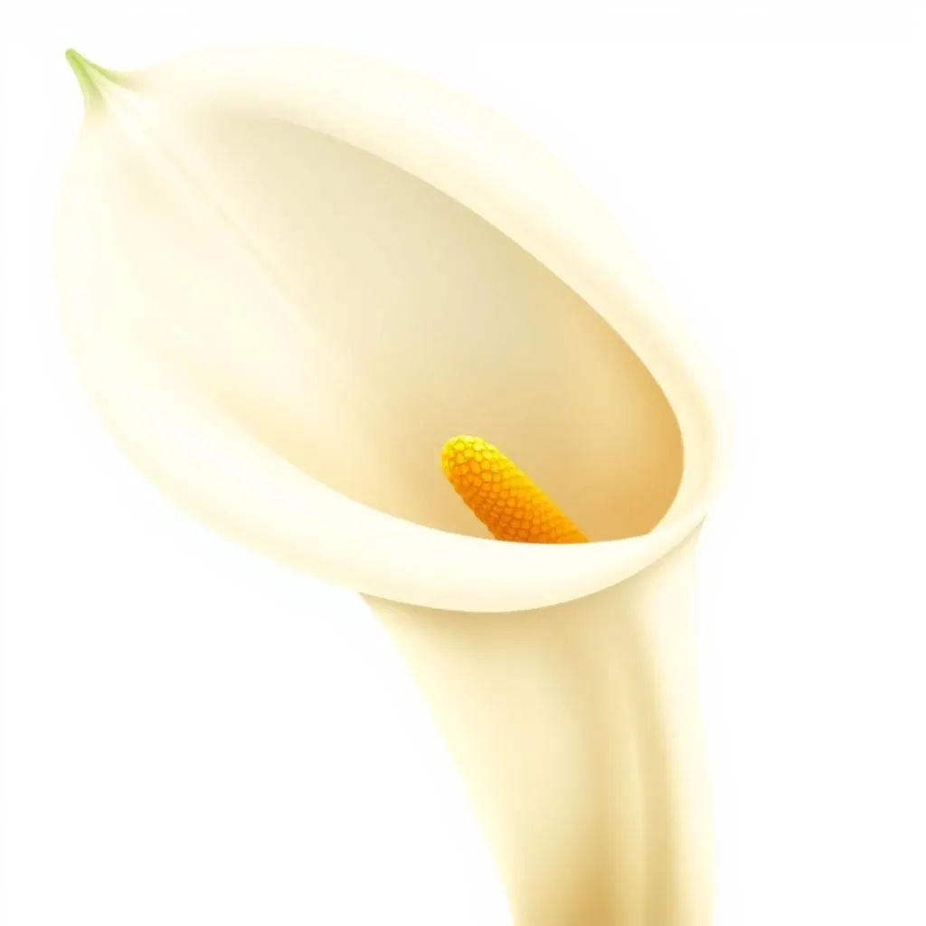 Drawing the Calla Lily's Shape and Curves