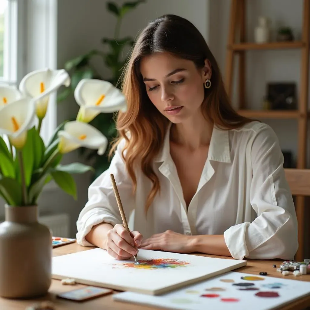 Easy Steps for Painting a Calla Lily Flower