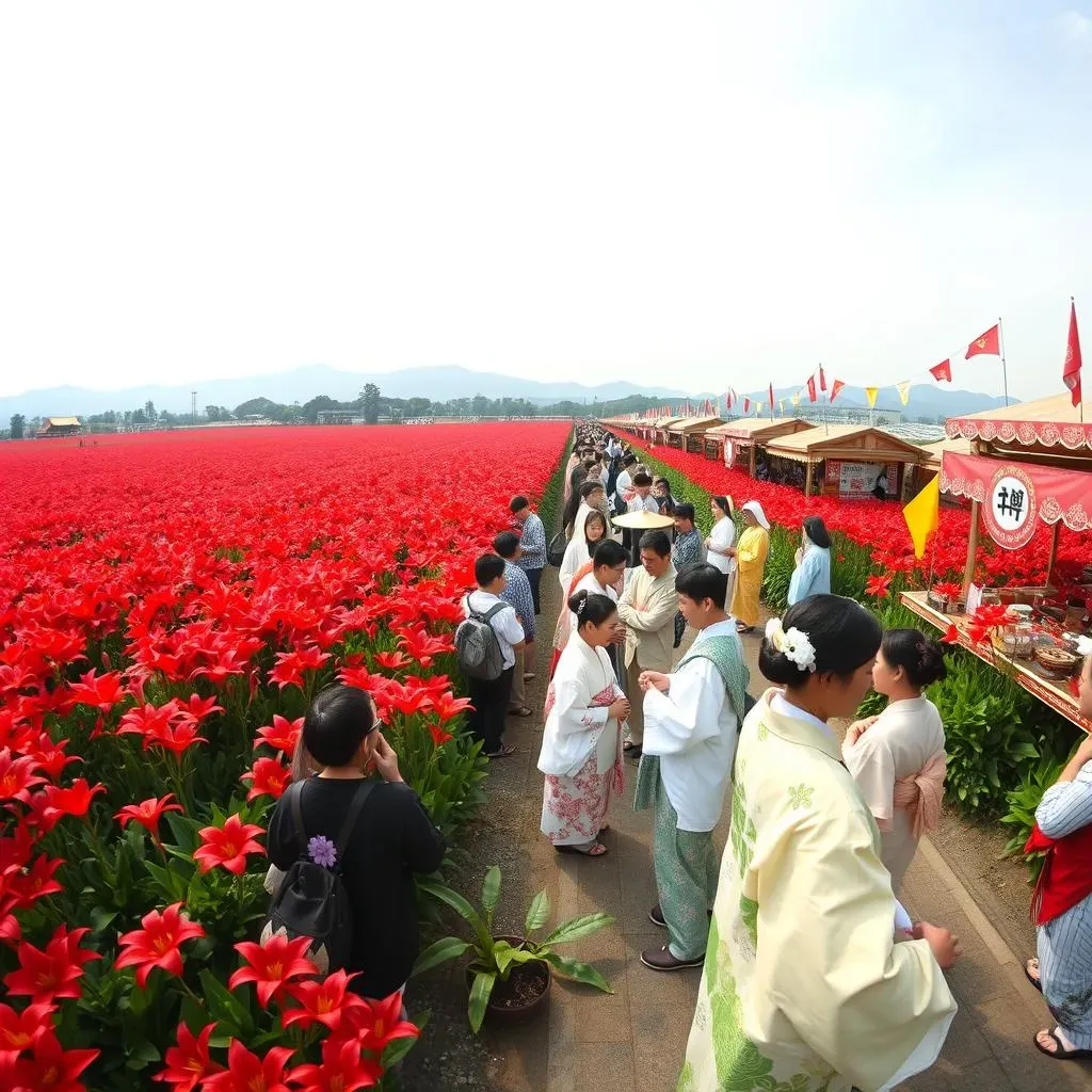 Experiencing the Spider Lily Flower at the Kinchakuda Manjushage Festival