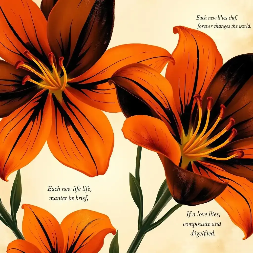 Famous Tiger Lily Flower Quotes And Their Interpretations