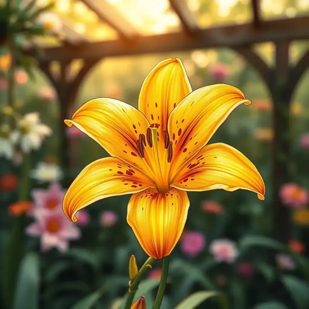 Finding Inspiration And Resources For Tiger Lily Flower Drawings