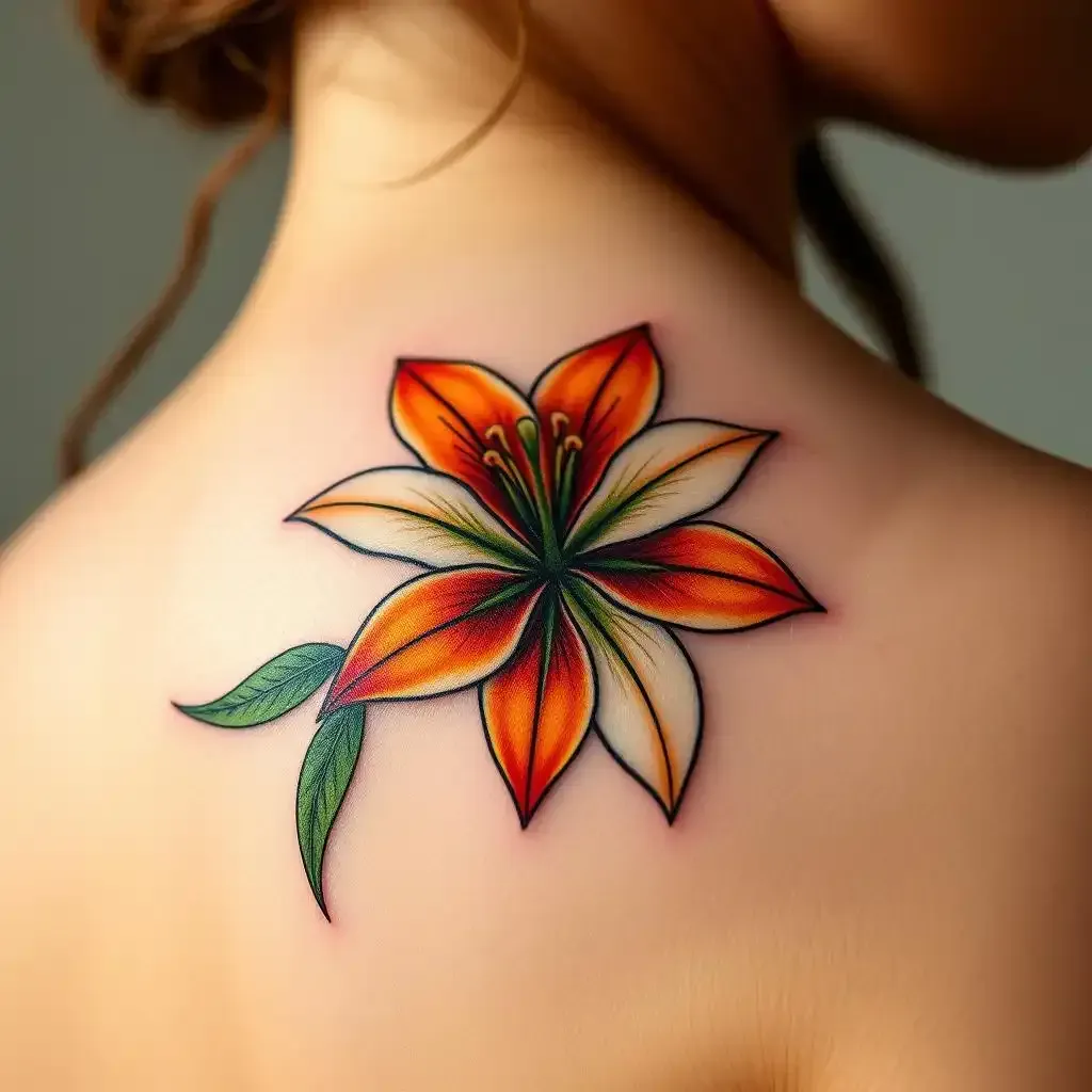 Finding The Perfect Tiger Lily Tattoo Placement Size And Color Considerations