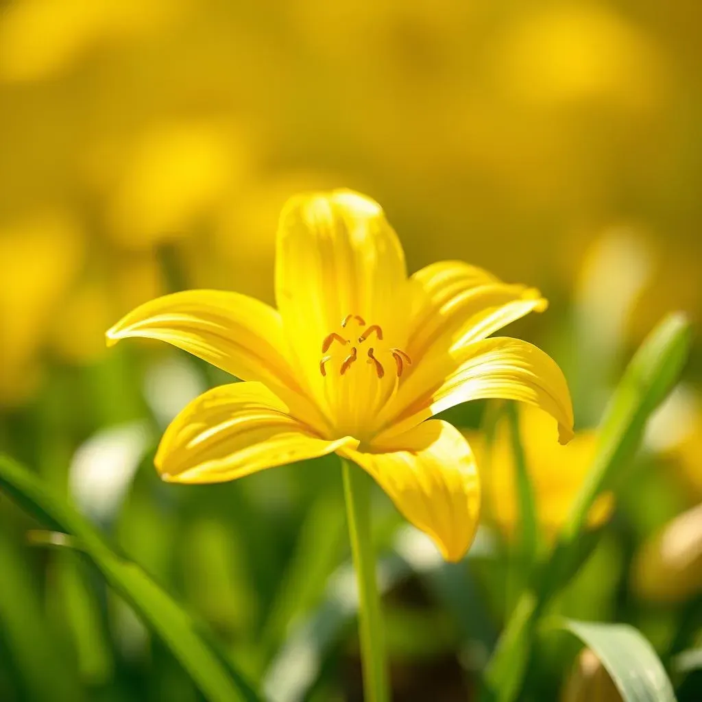 Golden Spider Lily: A Sunshine Burst in Your Landscape