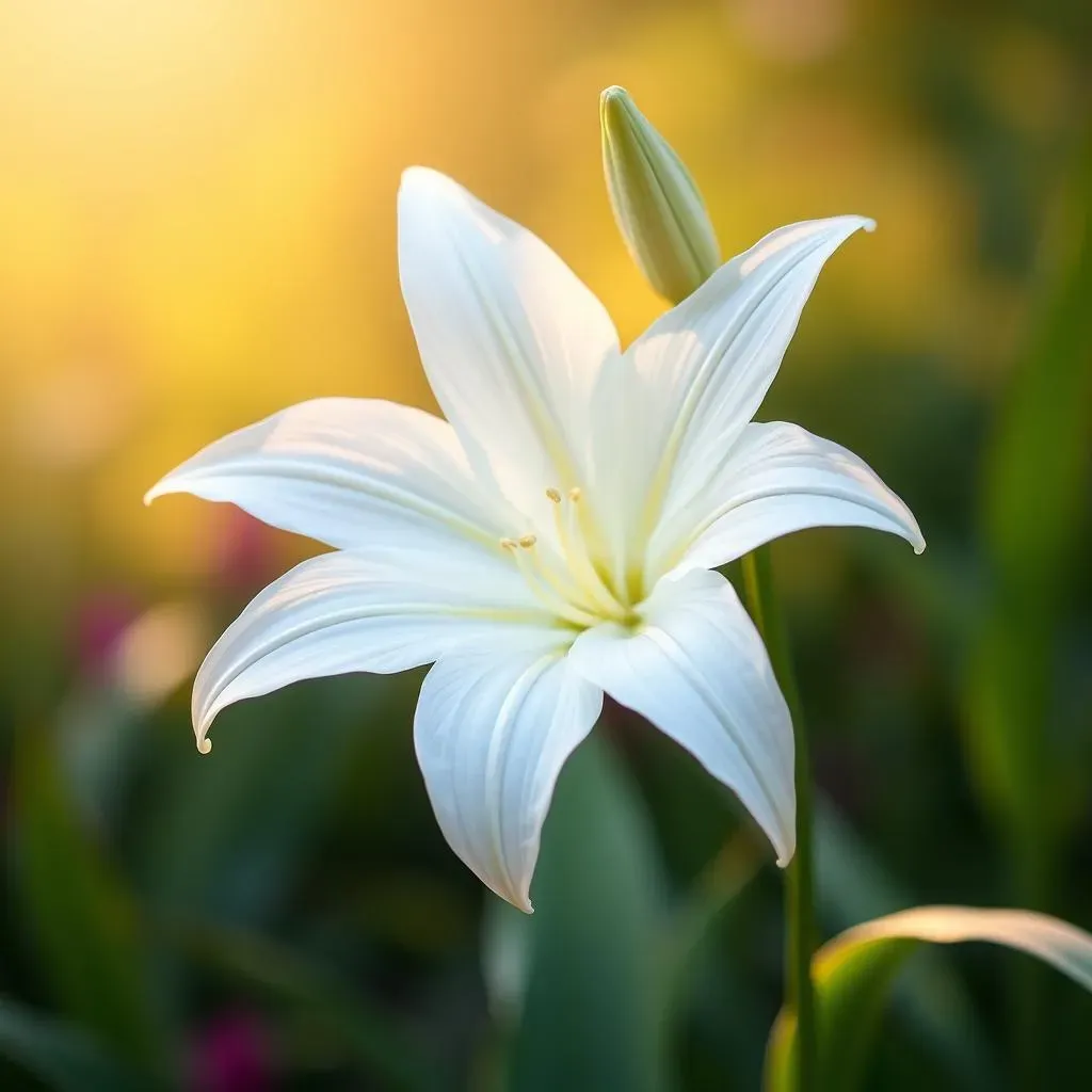 Growing Your Own White Spider Lily Flower