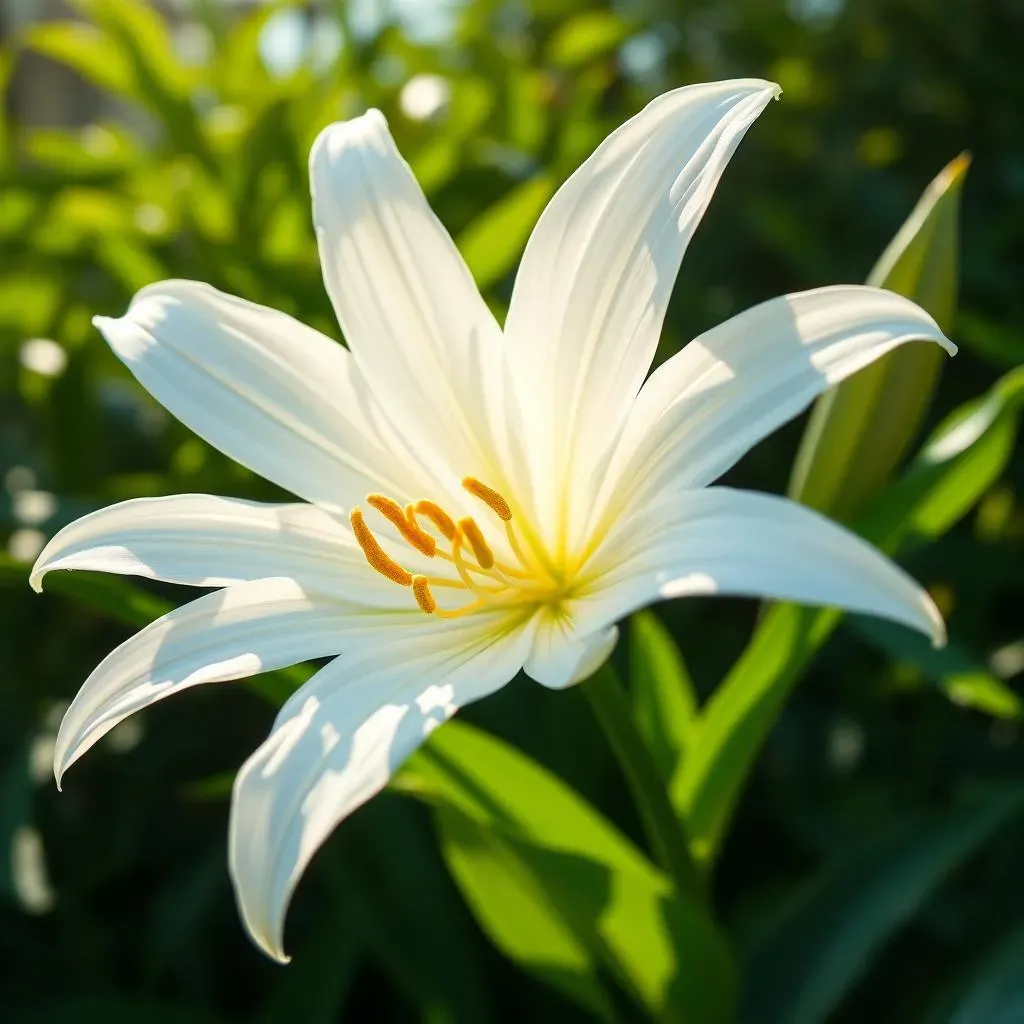 Growing Your Own White Spider Lily Flower