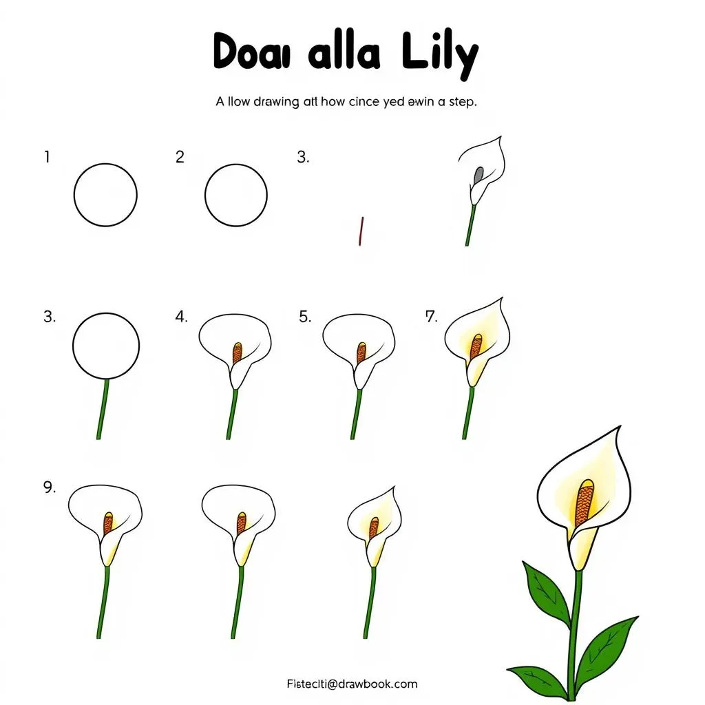 Amazing How to Draw a Calla Lily Flower Step by Step Guide