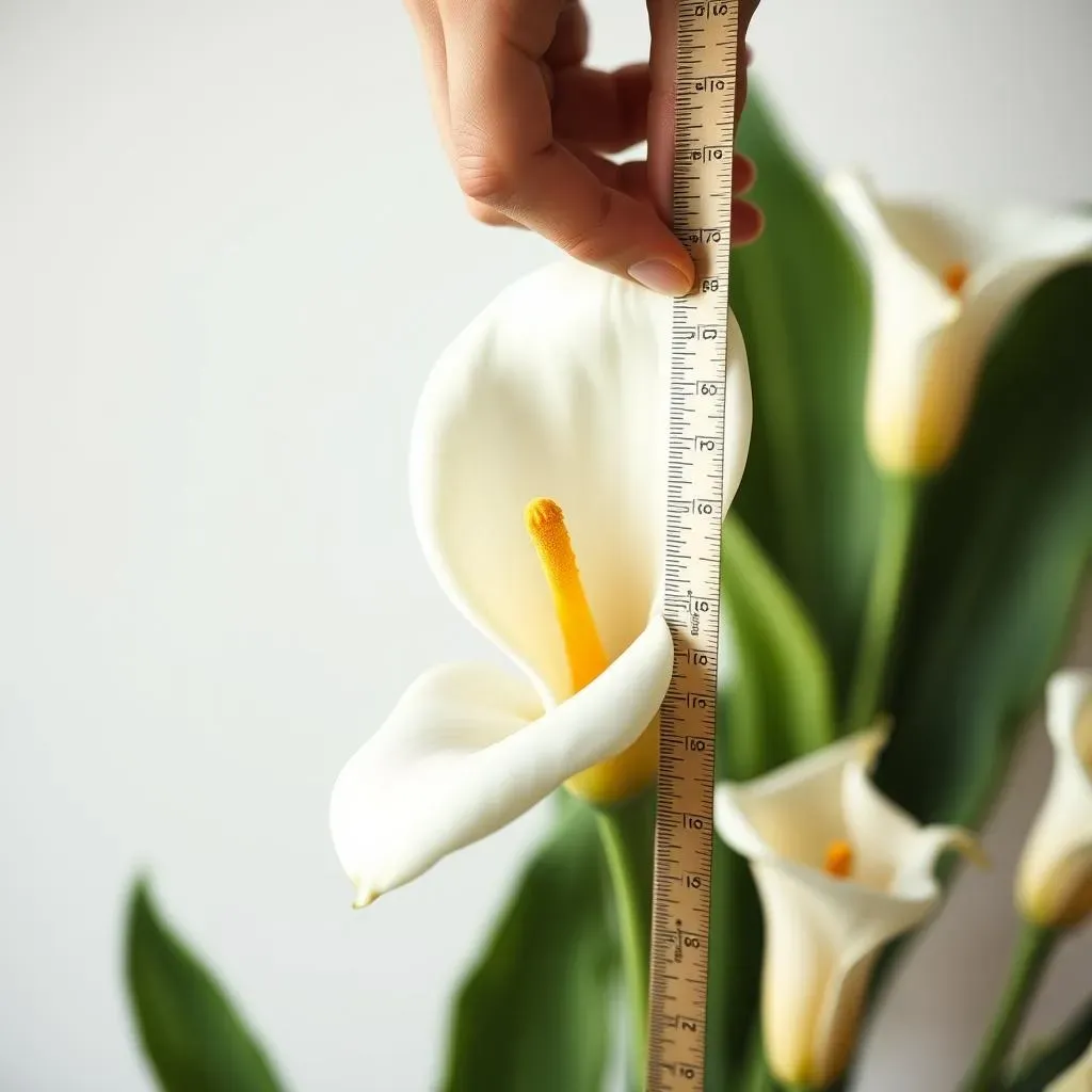 Measuring and Assessing Calla Lily Size