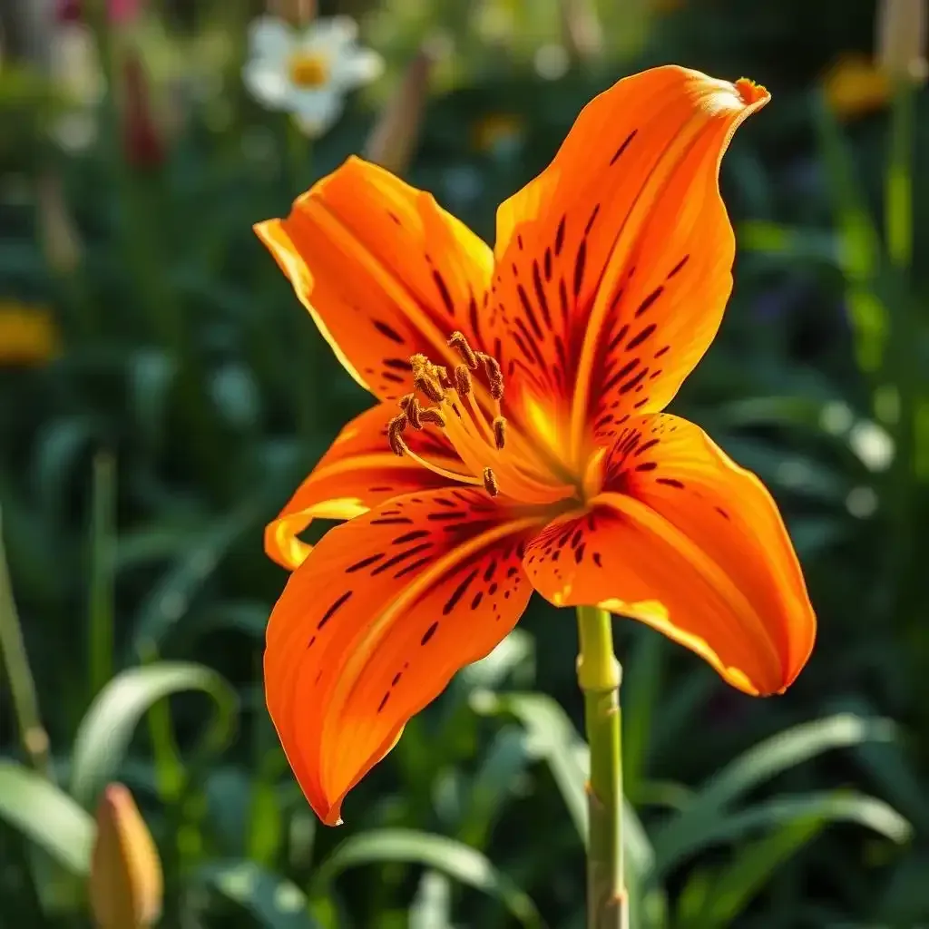 Orange Tiger Lily A Fiery Beauty