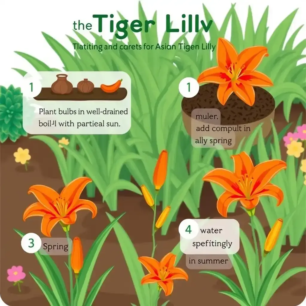 Planting And Caring For Your Asian Tiger Lily Flower