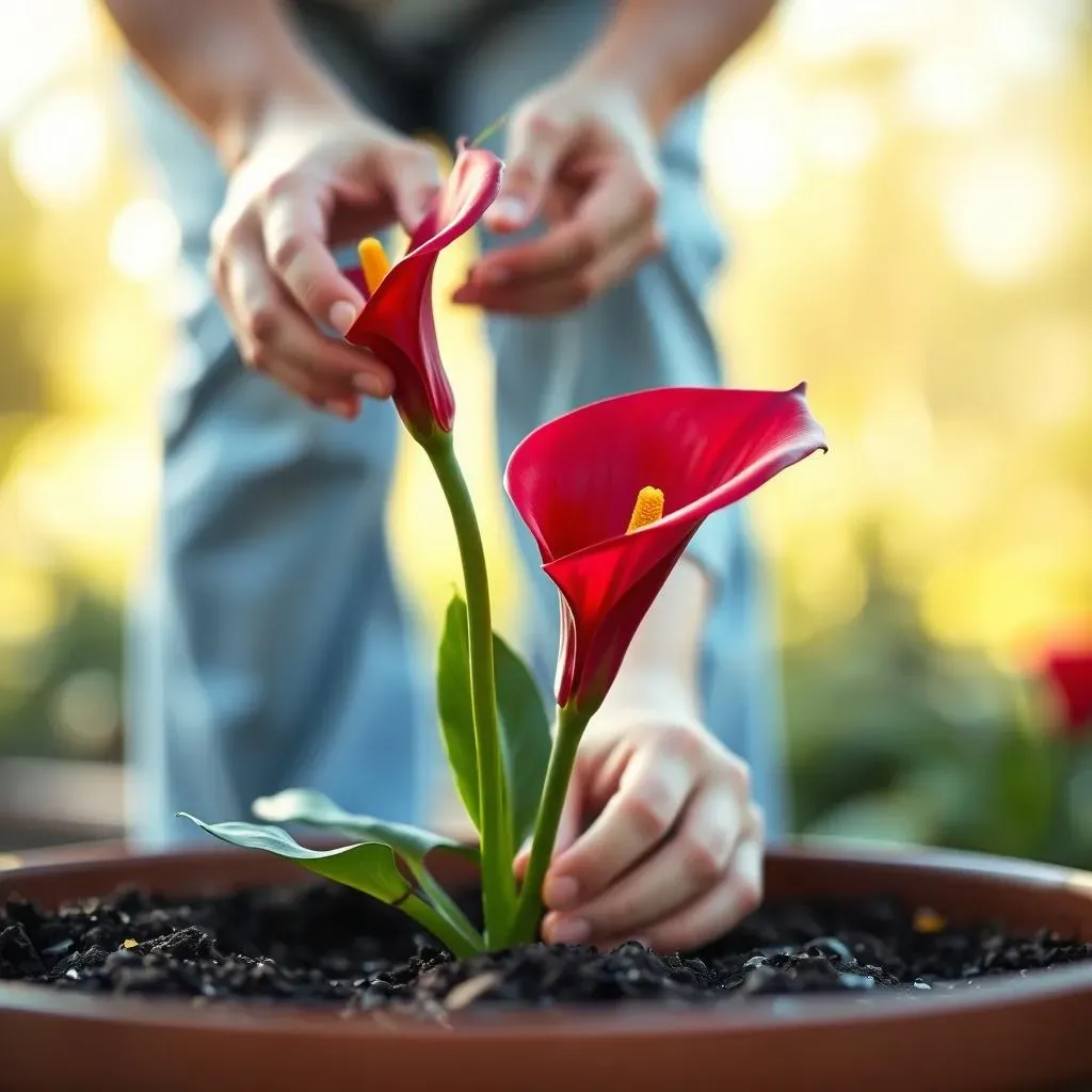 Planting Your Red Calla Lily