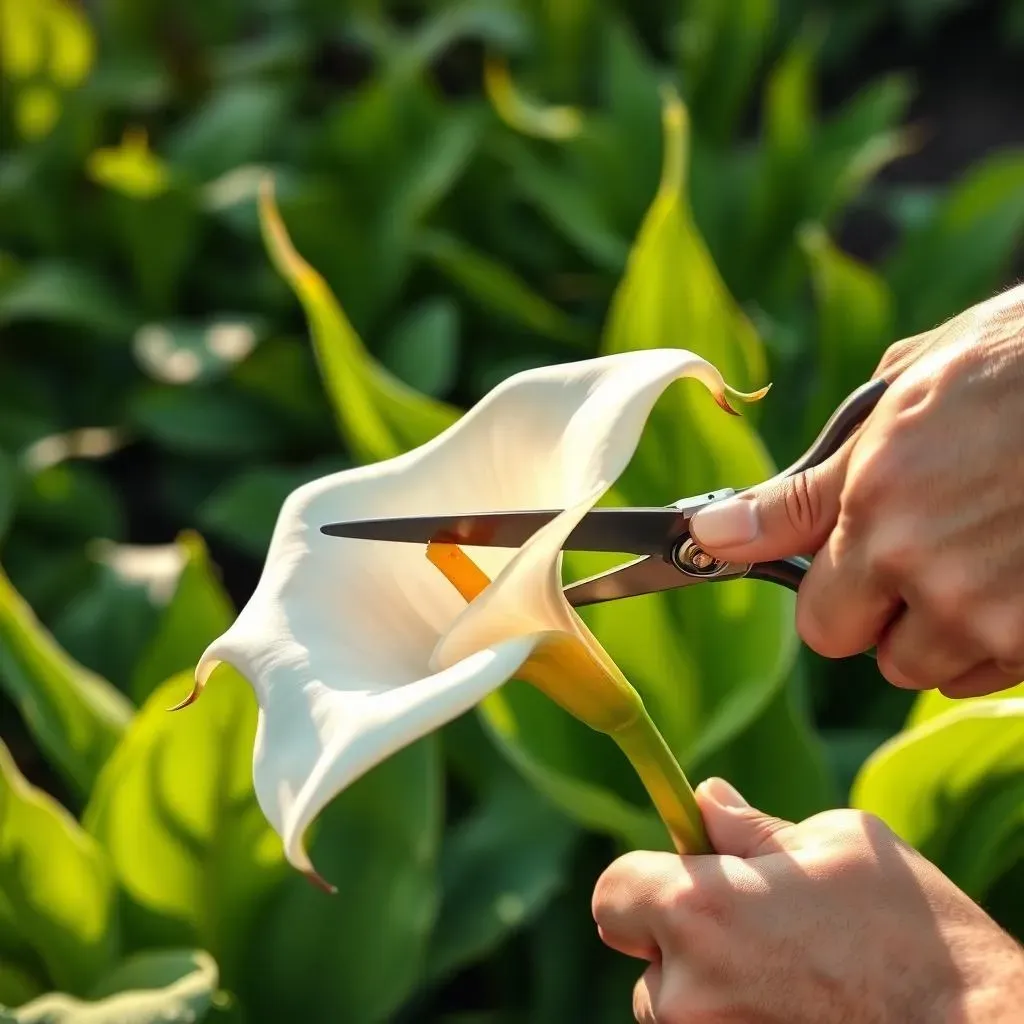 Preparing Calla Lilies for Cutting:  A Calla Lily Cut Flower Care Guide