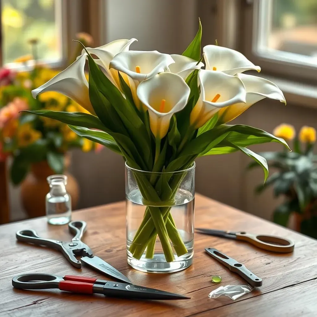 Prepping Your Calla Lilies Right After Cutting