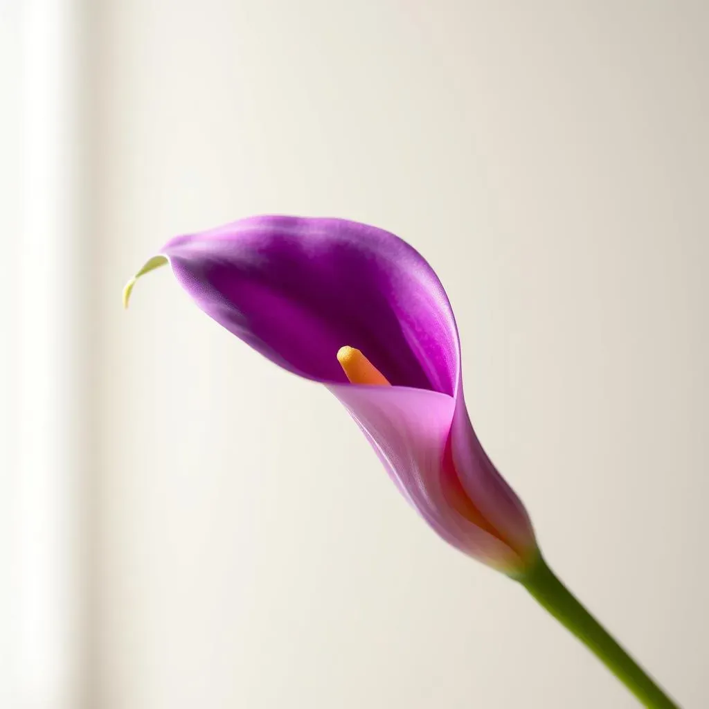 Purple Calla Lily Flower Pictures: Symbolism and Meaning