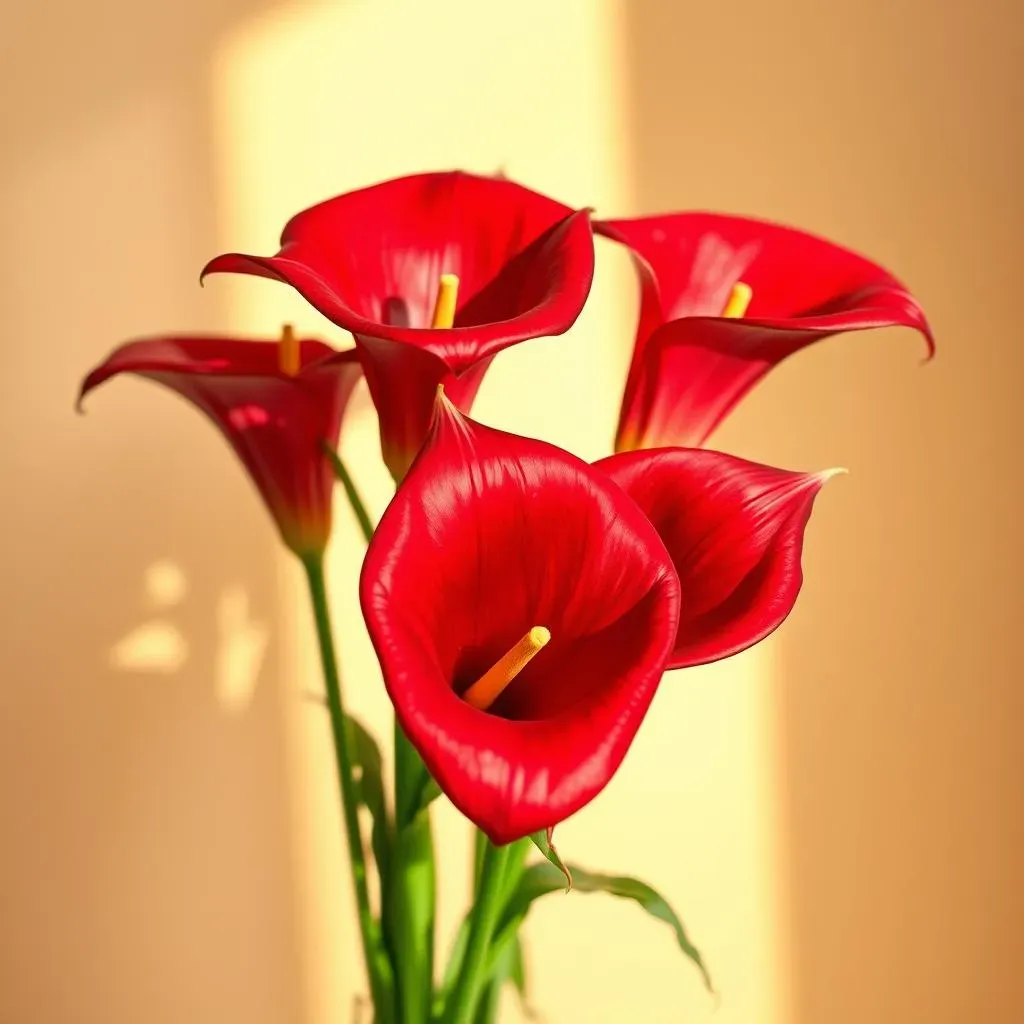 Red Calla Lily Design Ideas and Floral Arrangements