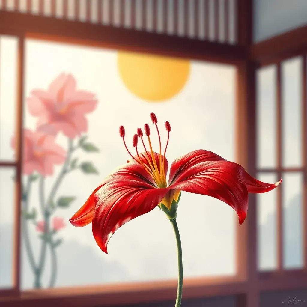 Red Spider Lily Flower in Anime and Japanese Culture