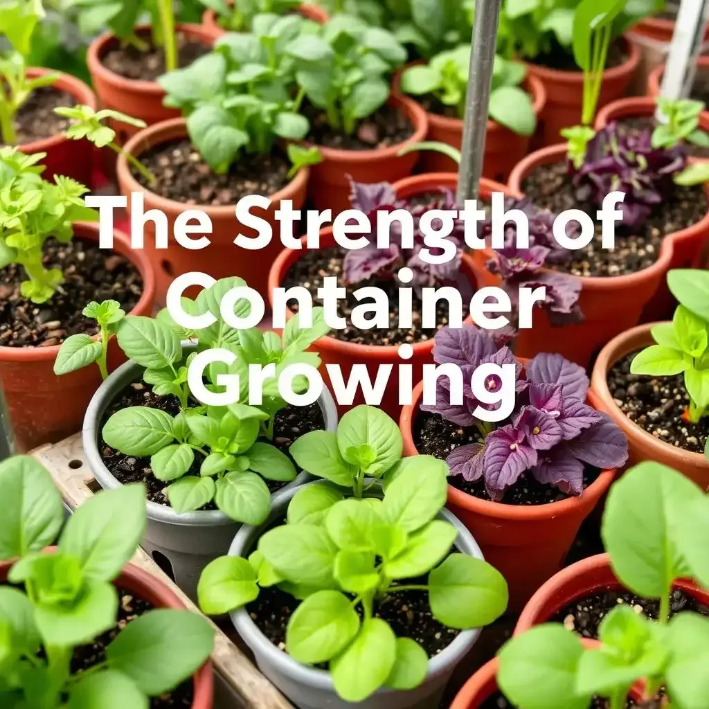 Reveal The Strength Of Container Growing: Essential Tips For Beginners