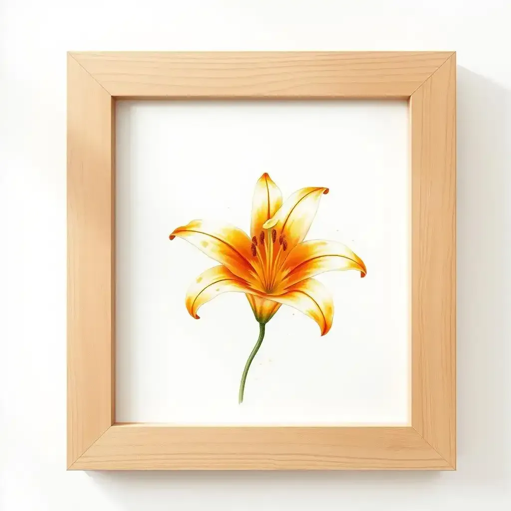 Showcasing Your Tiger Lily Flower Sketch Tips For Presentation And Sharing