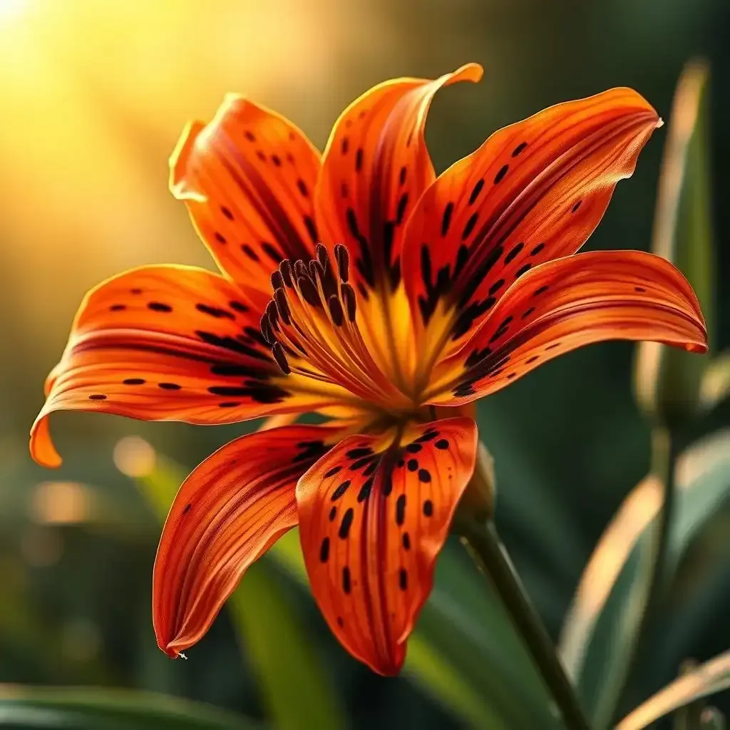 Showing The Symbolism Of The Tiger Lily Meaning Flower