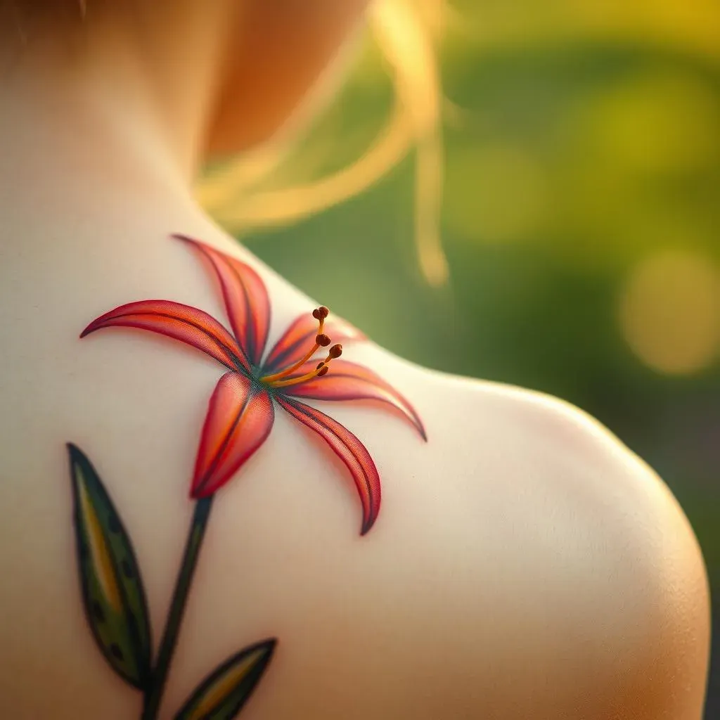 Absolute Spider Lily Flower Tattoo Ideas You'll Crave