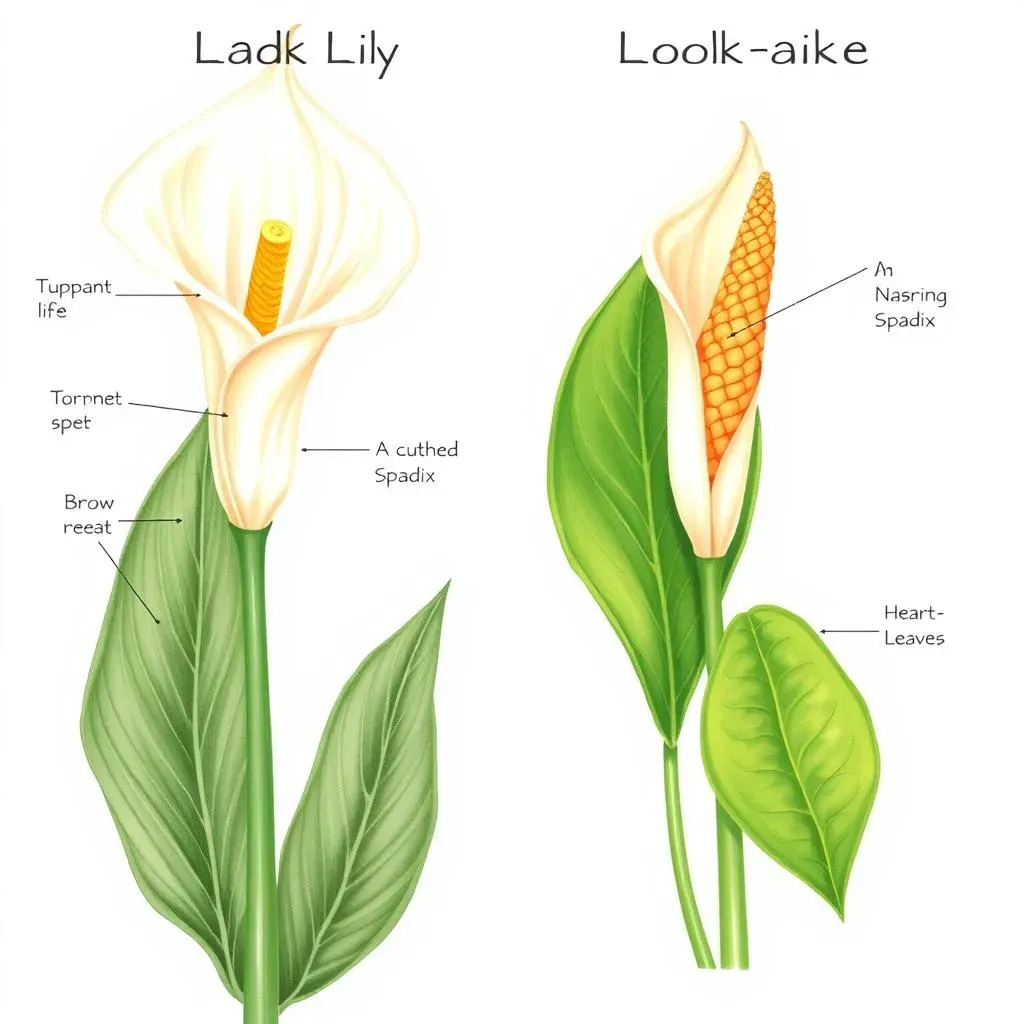 Spotting the Difference: Calla Lily vs. LookAlike