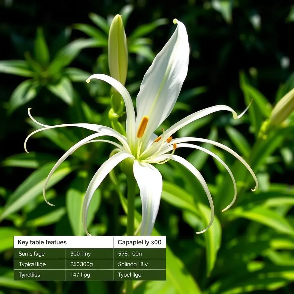 Spotting the Difference: White Spider Lily vs. Other Lilies