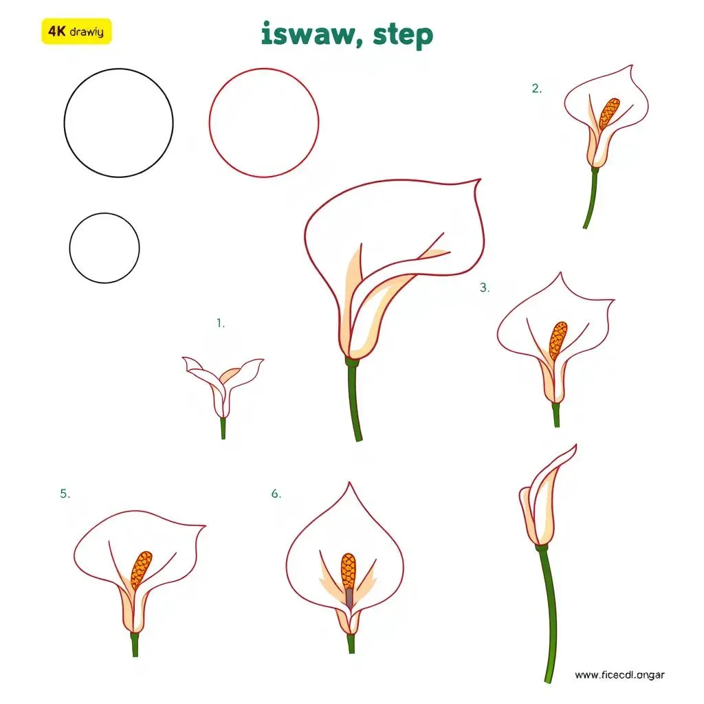 StepbyStep Guide: How to Draw a Calla Lily Flower