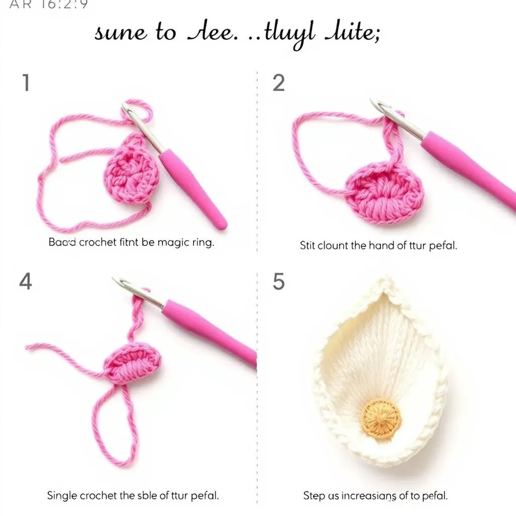 StepbyStep: How to Crochet a Calla Lily Flower